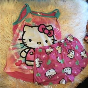 Kids hello kitty pjs size M